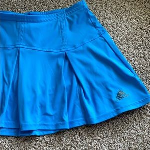 adidas blue tennis skirt